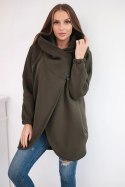 Bluza z krótkim suwakiem khaki