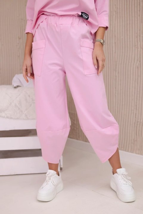 Komplet new punto bluza + spodnie pudrowy róż Komplet new punto bluza + spodnie pudrowy róż