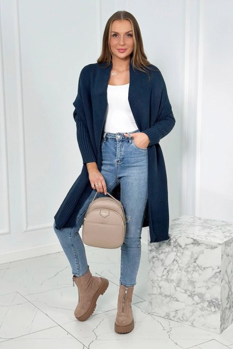 Sweter z rękawami typu nietoperz jeansowy Sweter z rękawami typu nietoperz jeansowy