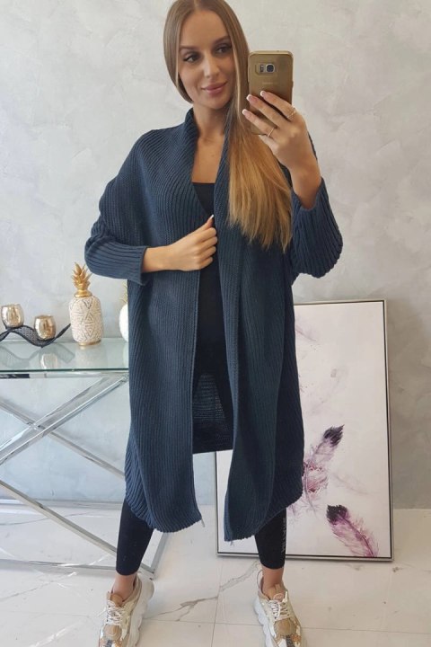 Sweter z rękawami typu nietoperz jeansowy Sweter z rękawami typu nietoperz jeansowy