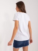 t-shirt damski z napisem BASIC FEEL GOOD