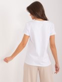 t-shirt damski z napisem BASIC FEEL GOOD