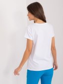 t-shirt damski z napisem BASIC FEEL GOOD