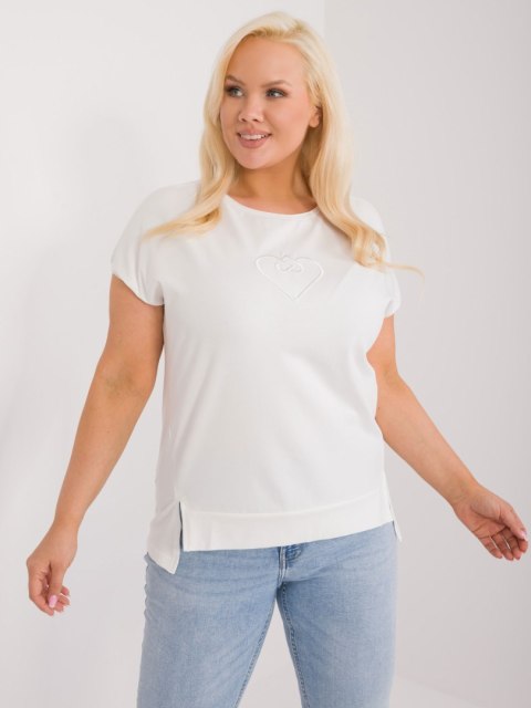casualowa bluzka plus size z rozcięciami kolory