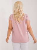 casualowa bluzka plus size z rozcięciami kolory
