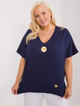 bluzka plus size z naszywkami kolory