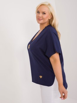 bluzka plus size z naszywkami kolory