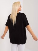 bluzka plus size z krótkim rękawem