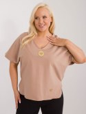 bluzka plus size z naszywkami kolory