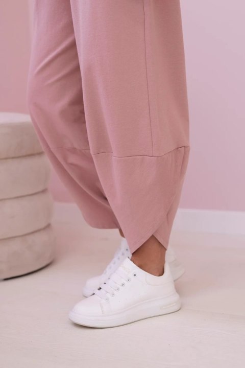 Komplet bawełniany bluza + spodnie ciemny różowy Komplet bawełniany bluza + spodnie ciemny różowy