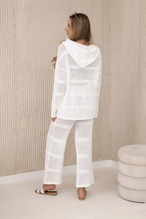Komplet plażowy Rayon biały Komplet plażowy Rayon biały