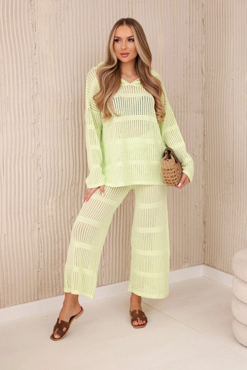 Komplet plażowy Rayon pistacjowy Komplet plażowy Rayon pistacjowy