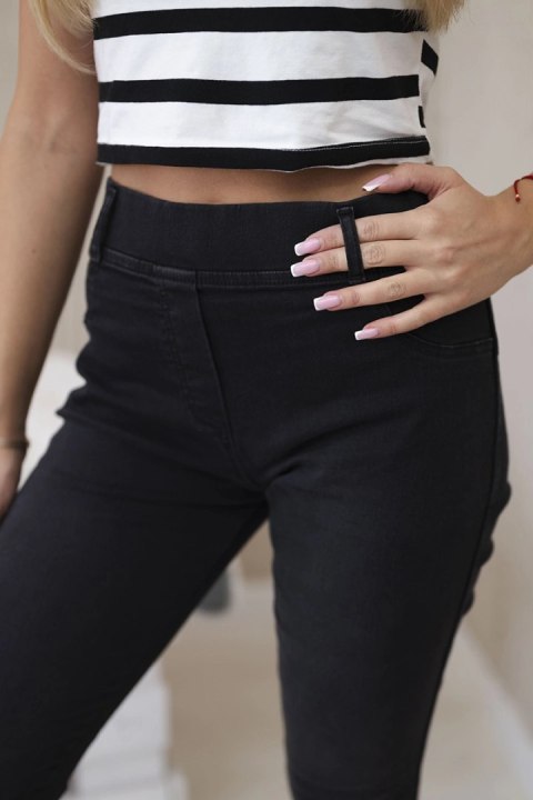 Spodnie jeansowe czarne Spodnie jeansowe czarne