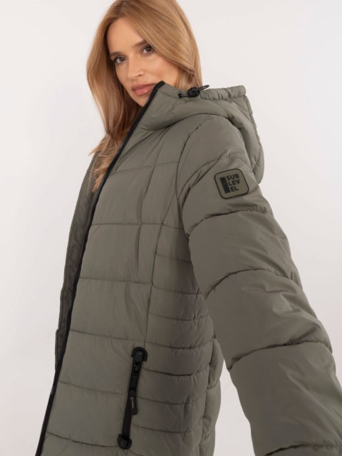 Khaki pikowana kurtka zimowa SUBLEVEL Khaki pikowana kurtka zimowa SUBLEVEL