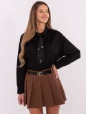 Eleganckie spódnico-spodenki z zakładkami kolory