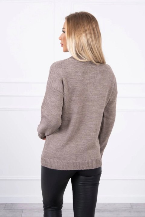 Sweter z półgolfem cappuccino Sweter z półgolfem cappuccino