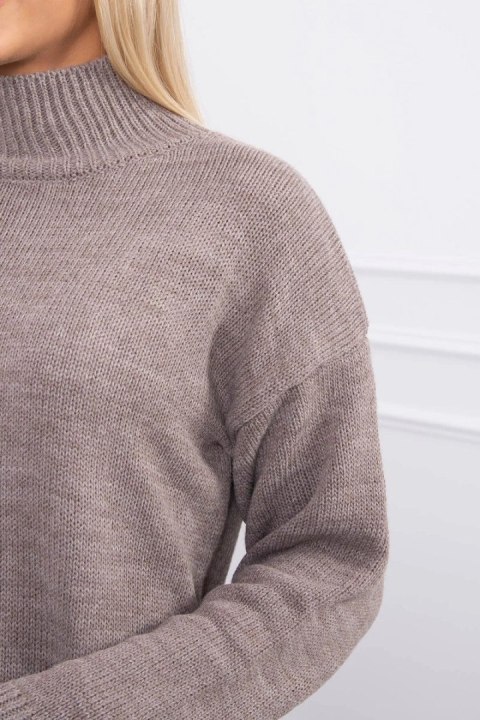 Sweter z półgolfem cappuccino Sweter z półgolfem cappuccino