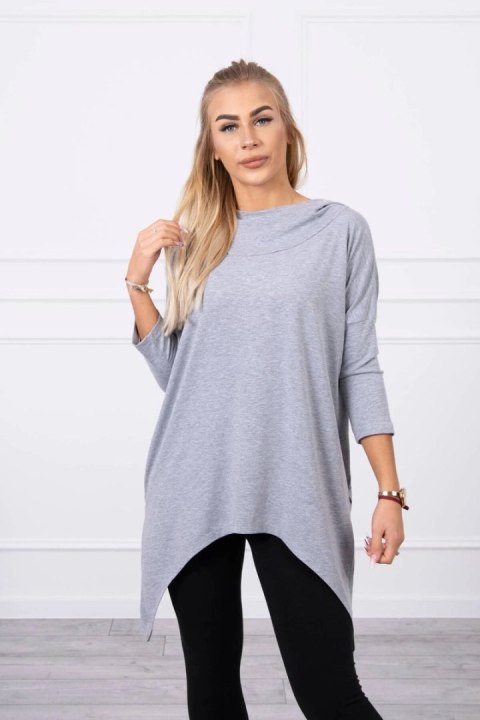 Bluza z nadrukiem roweru szara Bluza z nadrukiem roweru szara