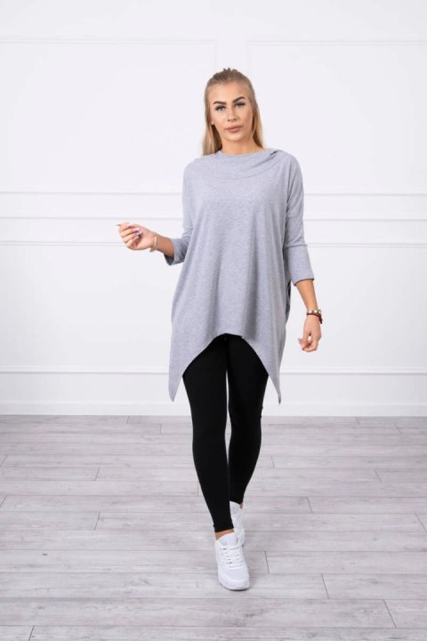 Bluza z nadrukiem roweru szara Bluza z nadrukiem roweru szara