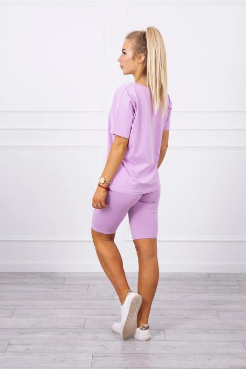 Komplet top+legginsy fioletowy Komplet top+legginsy fioletowy
