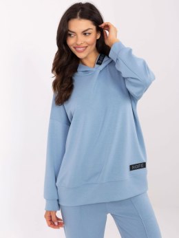 Damska bluza hoodie ovesize z kapturem