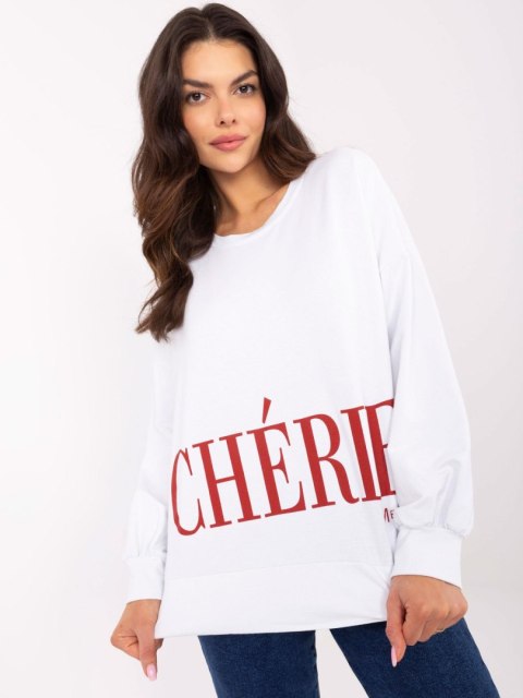 Bluza bez kaptura z nadrukiem CHERIE Bluza bez kaptura z nadrukiem CHERIE