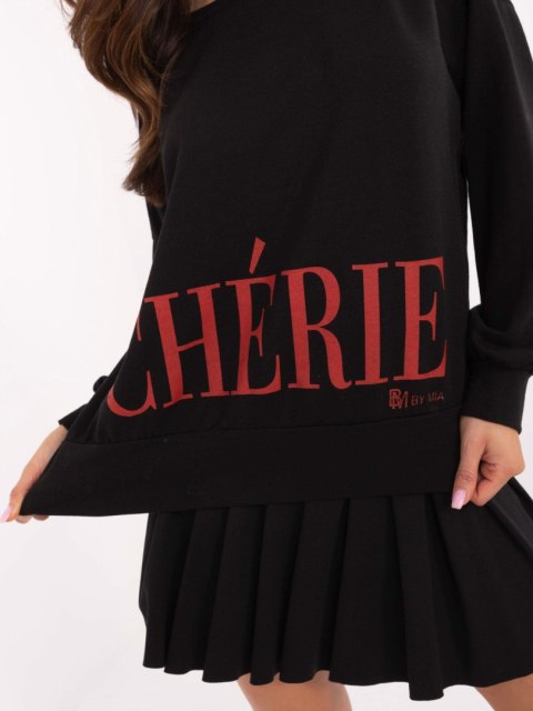 Bluza bez kaptura z nadrukiem CHERIE Bluza bez kaptura z nadrukiem CHERIE