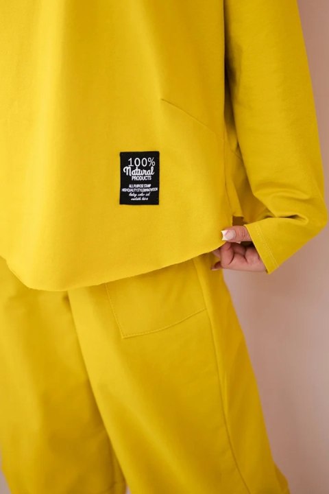 Komplet bawełniany bluza + spodnie kiwi Komplet bawełniany bluza + spodnie kiwi