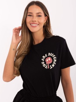 Damski t-shirt z napisami SUBLEVEL