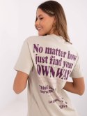T-shirt z nadrukiem na plecach SUBLEVEL