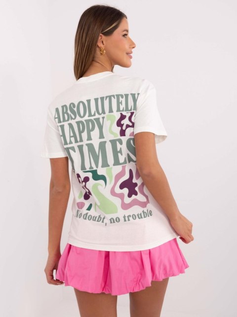 T-shirt z nadrukiem na plecach SUBLEVEL T-shirt z nadrukiem na plecach SUBLEVEL