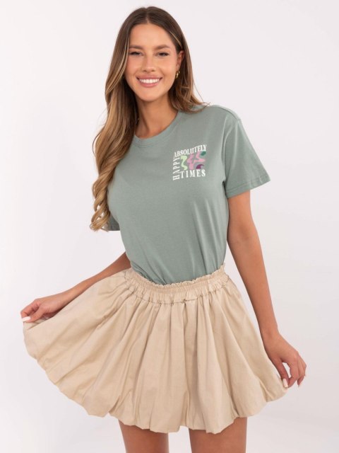 T-shirt z nadrukiem na plecach SUBLEVEL T-shirt z nadrukiem na plecach SUBLEVEL