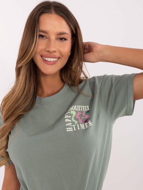 T-shirt z nadrukiem na plecach SUBLEVEL T-shirt z nadrukiem na plecach SUBLEVEL