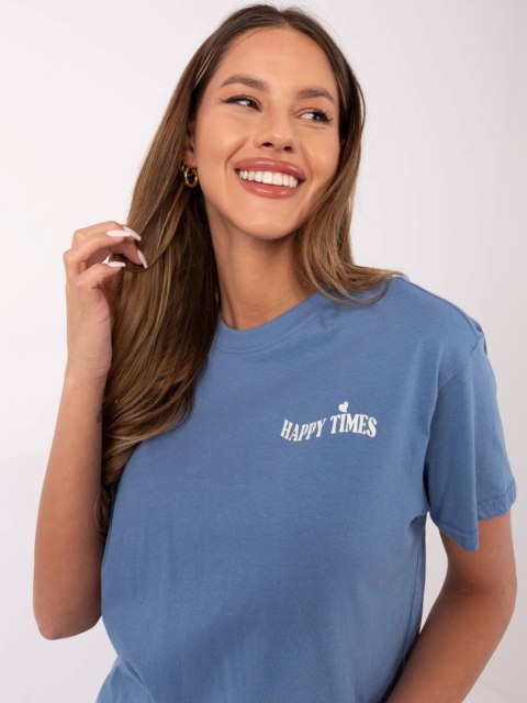 T-shirt z nadrukiem na plecach SUBLEVEL T-shirt z nadrukiem na plecach SUBLEVEL