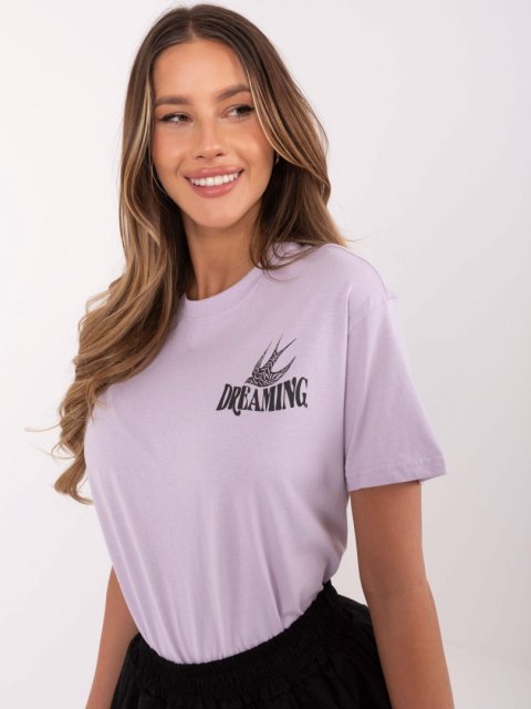 Damski t-shirt z bawełny SUBLEVEL Damski t-shirt z bawełny SUBLEVEL