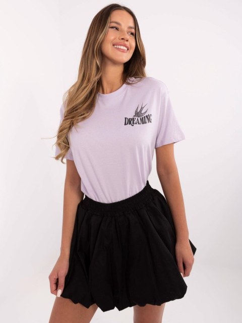 Damski t-shirt z bawełny SUBLEVEL Damski t-shirt z bawełny SUBLEVEL