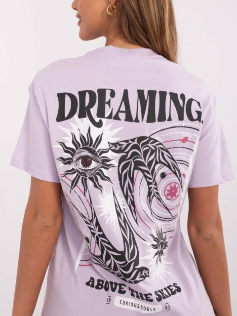 Damski t-shirt z bawełny SUBLEVEL Damski t-shirt z bawełny SUBLEVEL