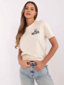 Damski t-shirt z bawełny SUBLEVEL