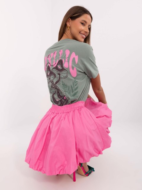 Damski t-shirt z bawełny SUBLEVEL Damski t-shirt z bawełny SUBLEVEL