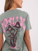 Damski t-shirt z bawełny SUBLEVEL