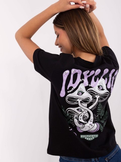 Damski t-shirt z bawełny SUBLEVEL Damski t-shirt z bawełny SUBLEVEL
