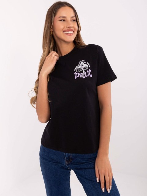 Damski t-shirt z bawełny SUBLEVEL Damski t-shirt z bawełny SUBLEVEL