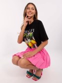 t-shirt oversize z napisem Lemon