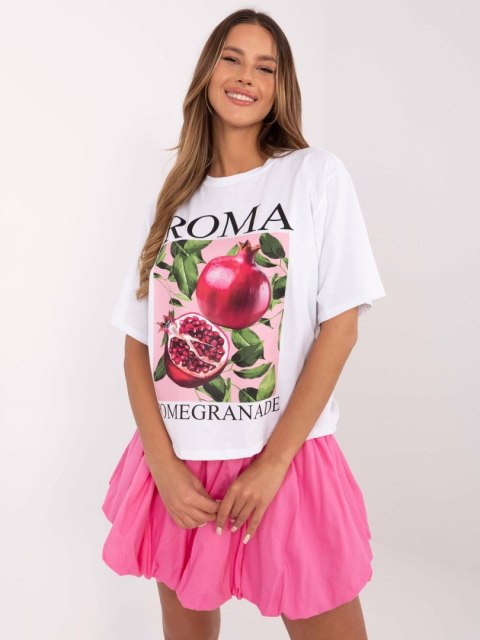 Damski t-shirt z okrągłym dekoltem Damski t-shirt z okrągłym dekoltem