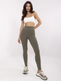 sportowe legginsy basic w prążek kolory