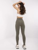 sportowe legginsy basic w prążek kolory