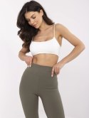 sportowe legginsy basic w prążek kolory