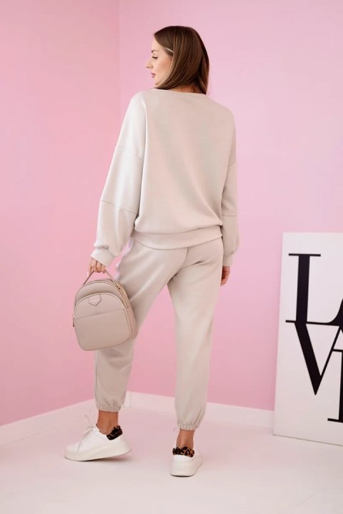 Komplet bluza + spodnie masełko beżowy Komplet bluza + spodnie masełko beżowy