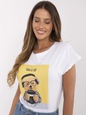 Damski t-shirt z nadrukiem misia