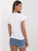 Damski t-shirt z nadrukiem misia